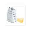 CafePress Cheese Grater Sticker Square Bumper Sticker Car Decal