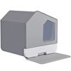 Large Enclosed Cat Litter Box Versatile Anti-Splash Closed Litter Boxes w/Scoop