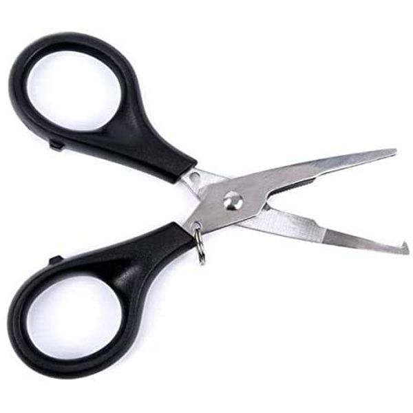 Fishing Scissors with Split Ring Opener Pike, Lure Fishing Hook Remover, 11cm