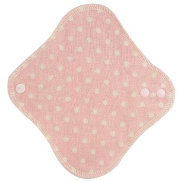 fuwako Happy Cloth Napkin Liner W Gauze Polka Dot Pink