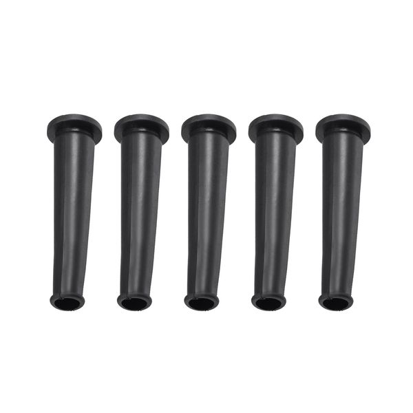 PengLAI 5 Pcs Cord Protector Cord Cover Rubber Hose for Cable Management Wire Protection Wire Finishing Office Cable Management