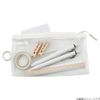 Lihit lab. Lihit Lab Transparent Clear Pencil Case, Smoke Black