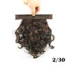 CEXIN Heat Resistant Cute Ponytail Wig, Point Wig, Automatic Ponytail, Exterior, Short, Curls, Partial Wig, Hair Extensions - lt brn