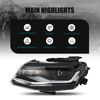 Fit For 2016-2022 Chevy Camaro Black HID  DRL Headlight  Assembly (Left)