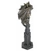 Design Toscano CL4187 Raptor, Gargoyle Surveyor of the Realm Sculpture,two tone stone