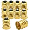 E14 To E12 Lamp Adapter 10 Pack Pure Copper Light Socket Converter For Led Bulbs