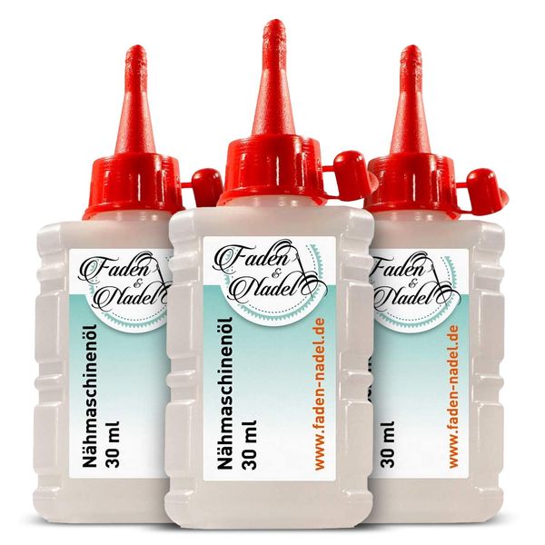 Faden & Nadel® Sewing Machine Oil (30ml) (Pack of 3)