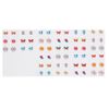 Floral Flutter Stick On Earrings (30 pairs)