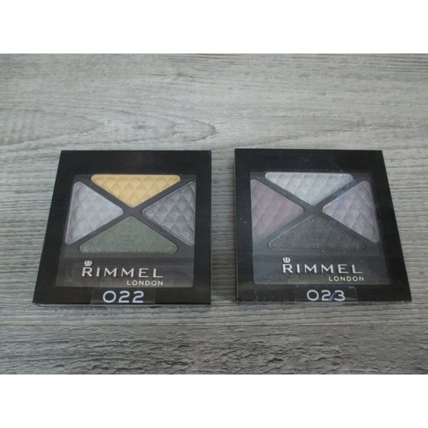 Rimmel London Quad Glam Eye Shadow 022 & 023 Thrill Seeker & Beaty Spells NIB