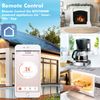 Jadeshay Thermostat,Wireless Programmable Smart WLAN Thermostat Plug Socket Temperature Controller Support APP & Voice Remote Control Electrical Switch Timer with Sensor Probe 230V