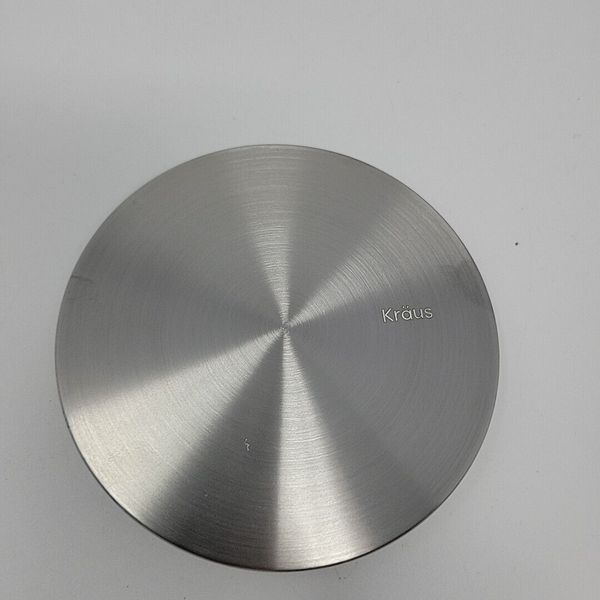 Kraus Cappro Removable Decorative Drain Cover Stainless Steel STC-2