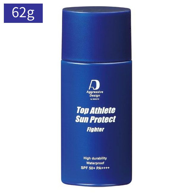 (1) Aggressive Design Top Athlete Sun Protection Fighter 62g [Sunscreen] [Waterproof] [SPF50+PA++++] [PA++++]