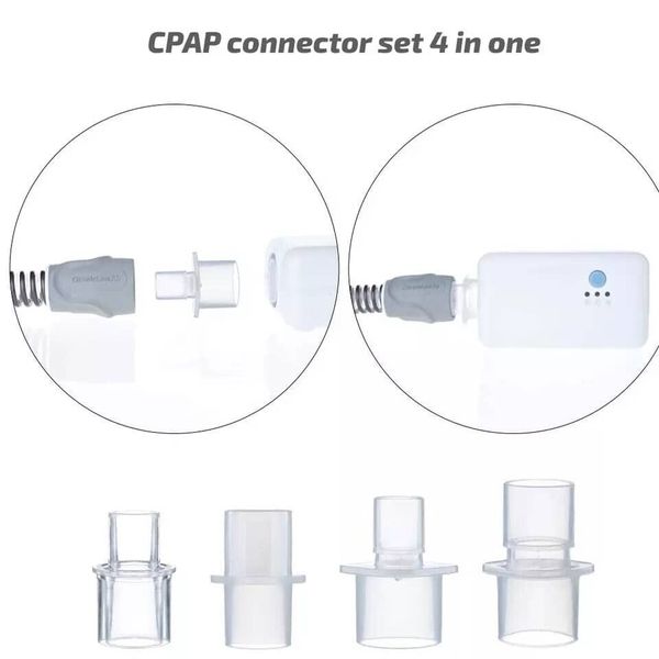 C PAP Cleaner Disinfector BiPAP Machine Adapters Connector Tube Hose Extender