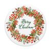 Wreath Merry Christmas PopSockets with Interchangeable PopGrip