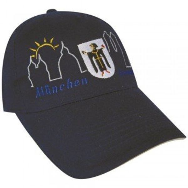 Fan-O-Menal Baseballcap mit Stick - München Germany - 68157 dunkelblau