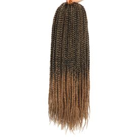 7 Packs 18 Inch Goddess Box Braids Crochet Hair Prelooped Crochet Hair  Crochet Braids box braid crochet hair crochet braids hair for black women  Jumpo