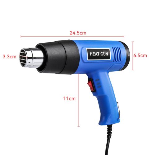 Holdfiturn Heat Gun 2000W Hot Air Gun with 2 Temperature Modes 4 Nozzles Heat Gun for Paint Stripping 1.5s Fast Heating for Crafts Shrinking PVC Stripping Paint