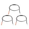sourcing map 3 Pcs 100K NTC Thermal Sensor Probe,Copper Sensitive Temperature Sensor Probe 14 Inch Digital Thermometer Extension Cable Temp Sensor for Electrical Appliances