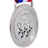 Silver Medal 2nd Second Place Award Medal, Bright Silver