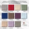 Tribeca Living FLSOEDSS Luxury Solid Flannel Deep Pocket Sheet Set, Queen, Pu...