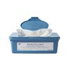 Medline ReadyFlush Large Adult-Sized 8x12 Personal Cleansing Cloths - Tub of 60 Flushable Wipes