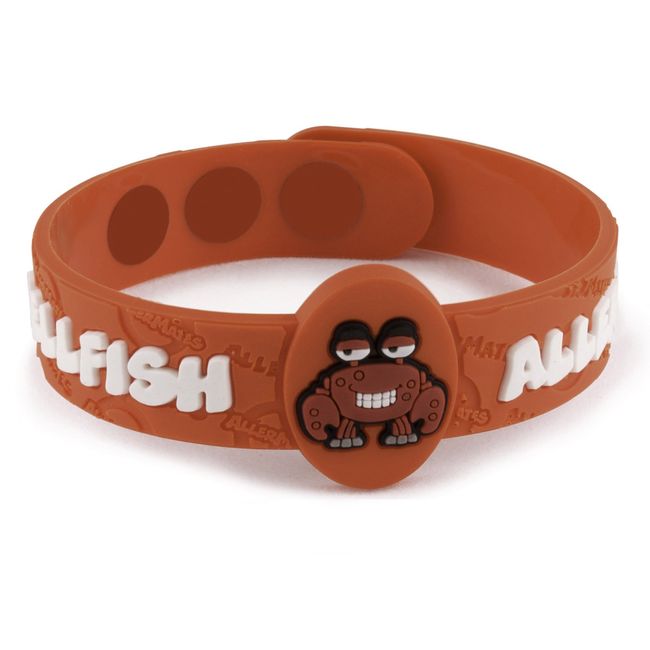 Allermates Kids Shellfish Allergy (Crabby) Wristband