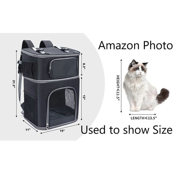 VERSMELO 2 in 1 Pet Backpack/Pet Carrier with Food/Water Compartment NEW