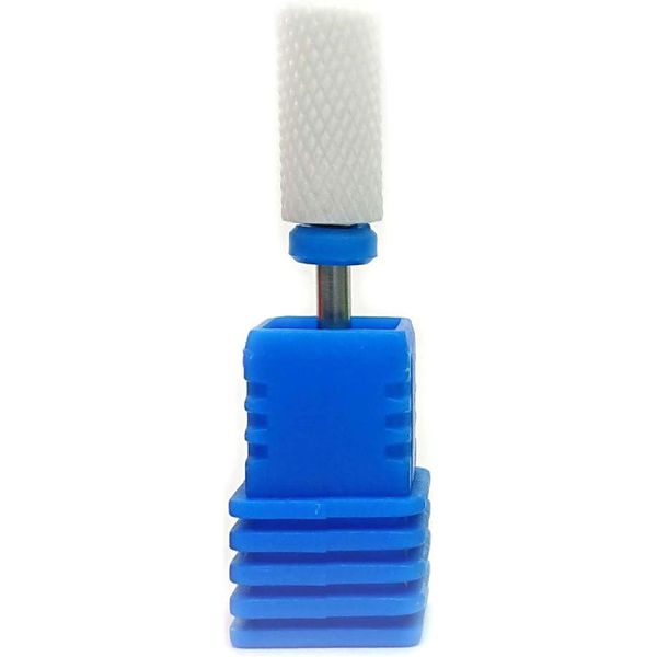 Nail drill bit, nail remover, gel nail, nail bit, cross cut, ceramic (blue &quot;M&quot; medium (medium) approx. 180g)