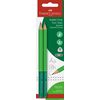 Faber-Castell Graphite Pencil Jumbo Grip - Two Tone Black/Assorted Colours (No Selection Possible) Two Pencil Pack