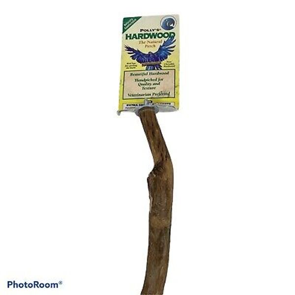 Polly's Full Length Extra Small Bird’s Hardwood Bird Perch, 9 Inch OPEN BOX. A8