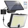 ANAMI Solar Light, Sensor Light, Security Light, Garden Light, Remote Control, Outdoor, Solar, Motion Sensor, Dark Sensor, Security Light, IP65 Waterproof, Security Light, Security Light, 202 LED (202
