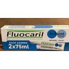 2 X Fluocaril Bi-Fluorinated Gums Toothpaste 145mg 75ml New Package