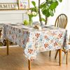 Artoid Mode Leaves Autumn Table Cloth, Rectangular 140x220 cm Fall Decorative Table Cover Protector For Party Home Table Decorations