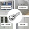 Toolbox Lock with Keys,Security Mailbox Lock,Security Cam Lock,Tool Box Lock Replacement,Letter Post Box Lock,Drawer Lock Set 180° Rotation Unlocking,Cupboard Locks,Drawer Cam Lock with Keys