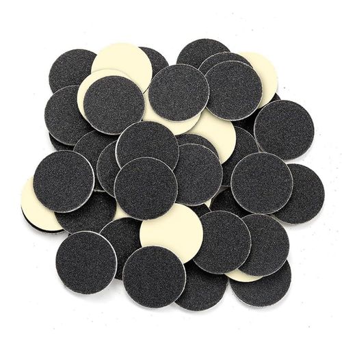 RDNKVB Pack of 100 Metal Nail Drills Foot Files Replacement Sanding Discs for Dead Skin Callus Cuticle Remover Manicure Pedicure Sanding Discs (80#180#)