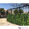 Eden's Decor Artificial Ivy Privacy Fence Screen 120"X40", Artificial Hedges Fence and Faux Ivy Vine Forest-Color/Mint Green Leaves Decoration for Outdoor Decor, Garden, Yard, Porch, Patio