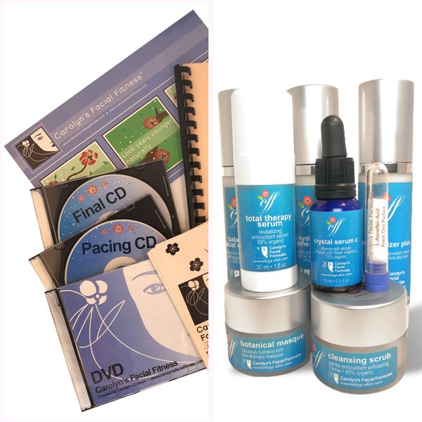 Carolyn's Facial Fitness Facial Exercises Skin Care Bundle – Best Value