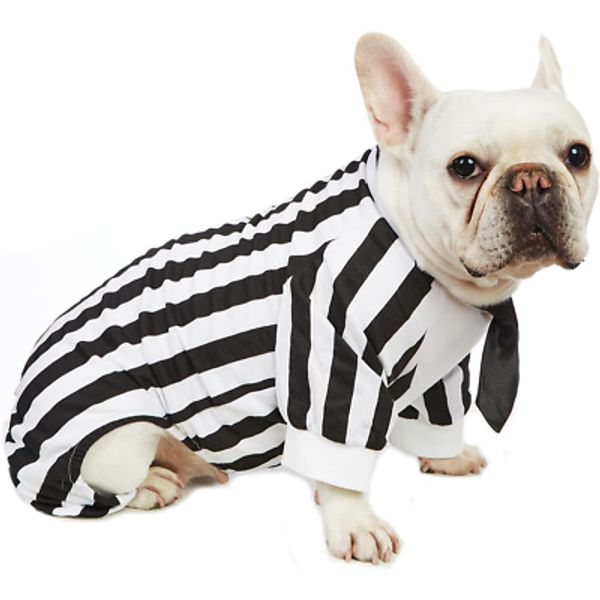 Dog Halloween Shirts Funny Beetlejuice Pet Clothes Puppy Halloween Costume with