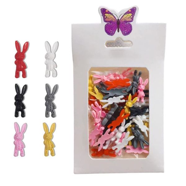 HRYLXH Nail Parts Bear Rabbit Nail Jewelry Parts Rabbit Jewelry Nail Art Resin Jewelry