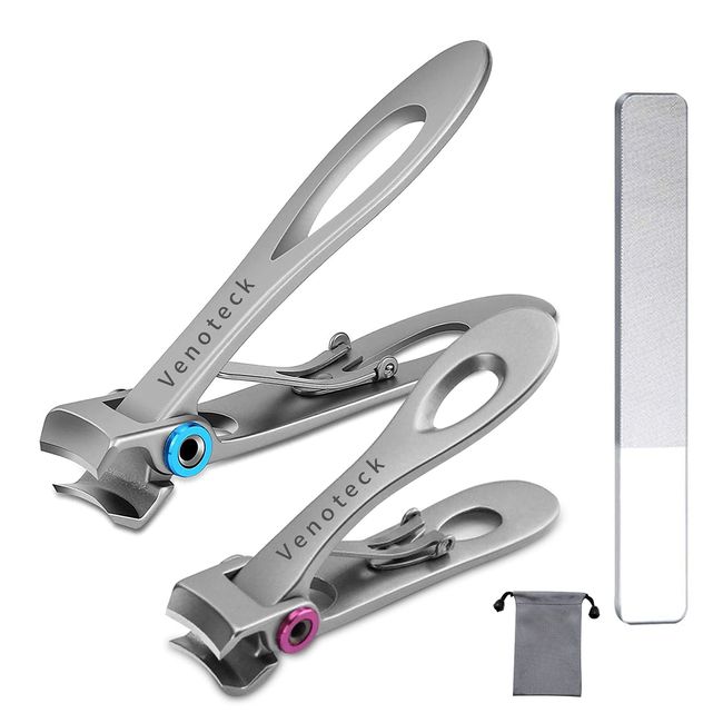 Nail Clippers Set Fingernail Toenail Clippers for Thick Nails Nail