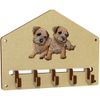 Azeeda 'Border Terriers' Wall Mounted Key Hooks/Holder (WH00048169)