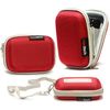 Navitech Red Hard Carry Case Compatible With BACtrack Mobile Breathalyzer