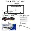 New License Plate Frame Mount Backup Camera for SANPTENT Universal Car