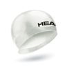 Head 3D Racing Swimming Cap, Size- L, Color- Silver