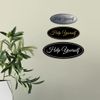 Signs ByLITA Oval Help Yourself Sign (Black) - Small