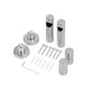 Ventanara extendable curtain pole with end pieces including mounting material from 110 to 200 cm.