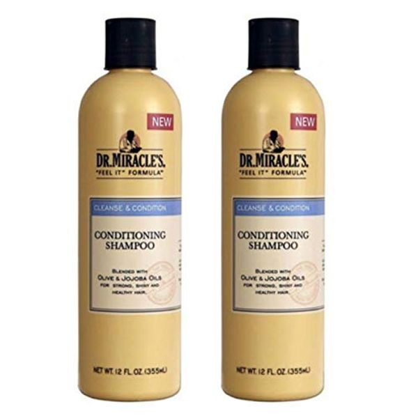 Dr. Miracles Cleanse & Condition Shampoo 12oz (2 Pack)
