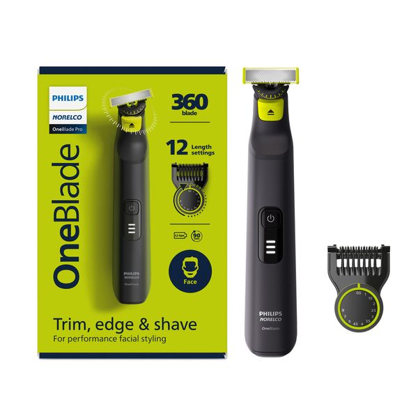 Philips Norelco OneBlade Pro Hybrid Electric Shaver & Trimmer QP6531/70