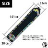 BELPY POWDERBOARDPROTECTOR Powder Board Protector Snowboard Snowboarding (White Camo)
