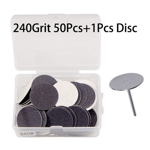 Toenail Care Foot Care FILI Disc Pad Replaceable Sanding Paper Disc Foot Calluses Cuticle Callus Removal Tool Sandpaper Pedicure 50pcs/box